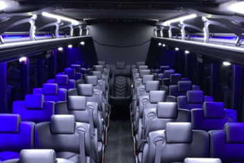 Camarillo Charter Bus Interior